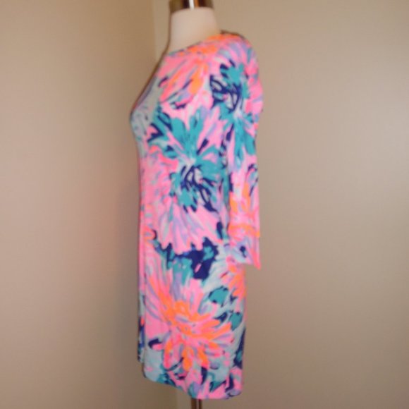Lilly Pulitzer MARLOWE Multi Off T-shirt Dress XXS - Picture 4 of 13